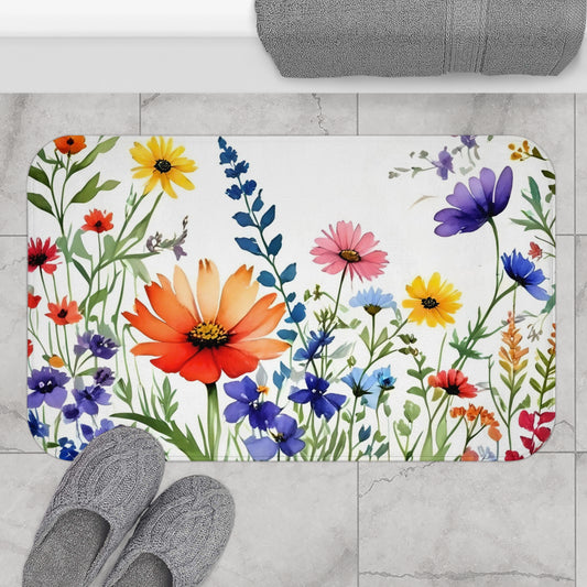 Wildflower Bath Mat