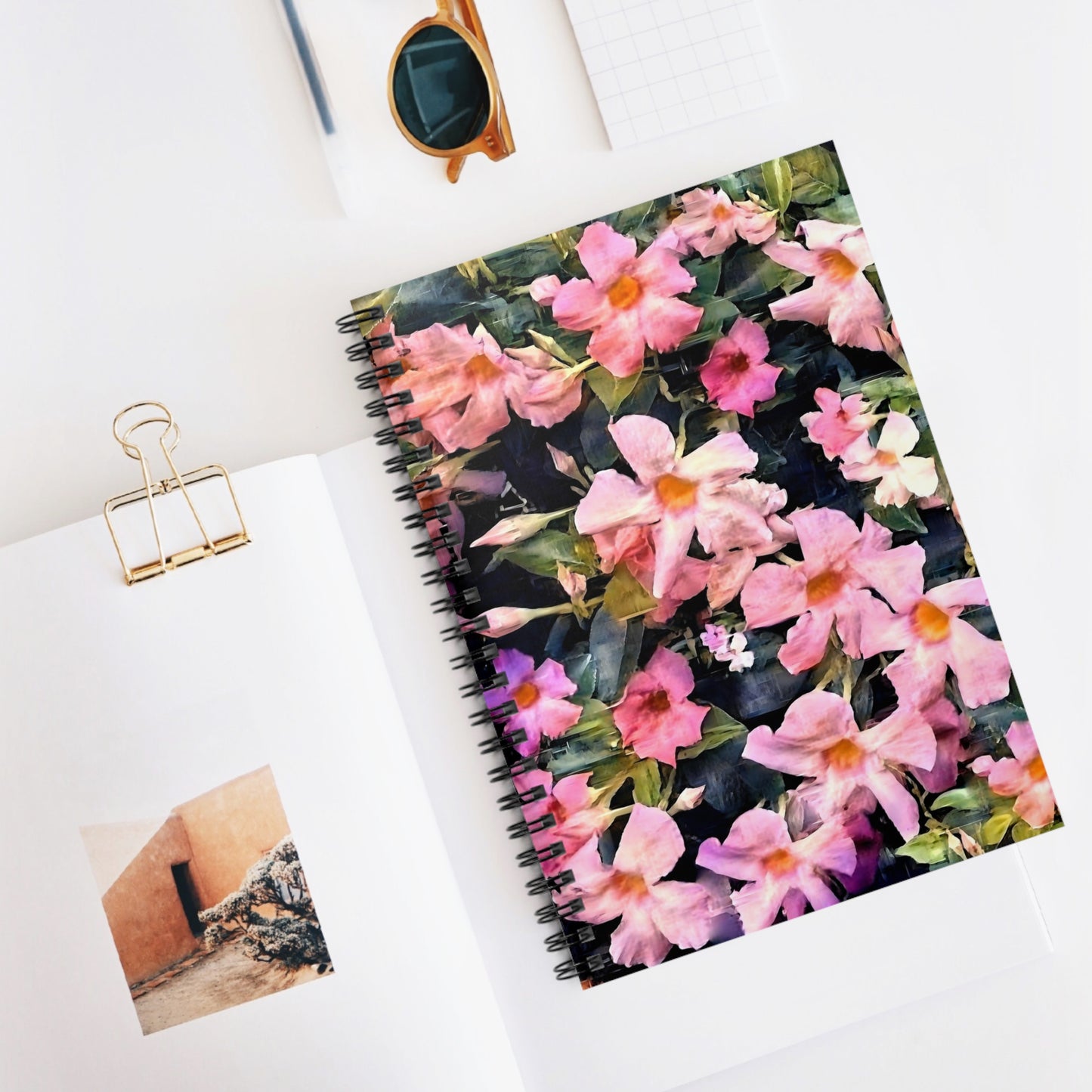 Spring Floral Spiral Notebook - Ruled Line