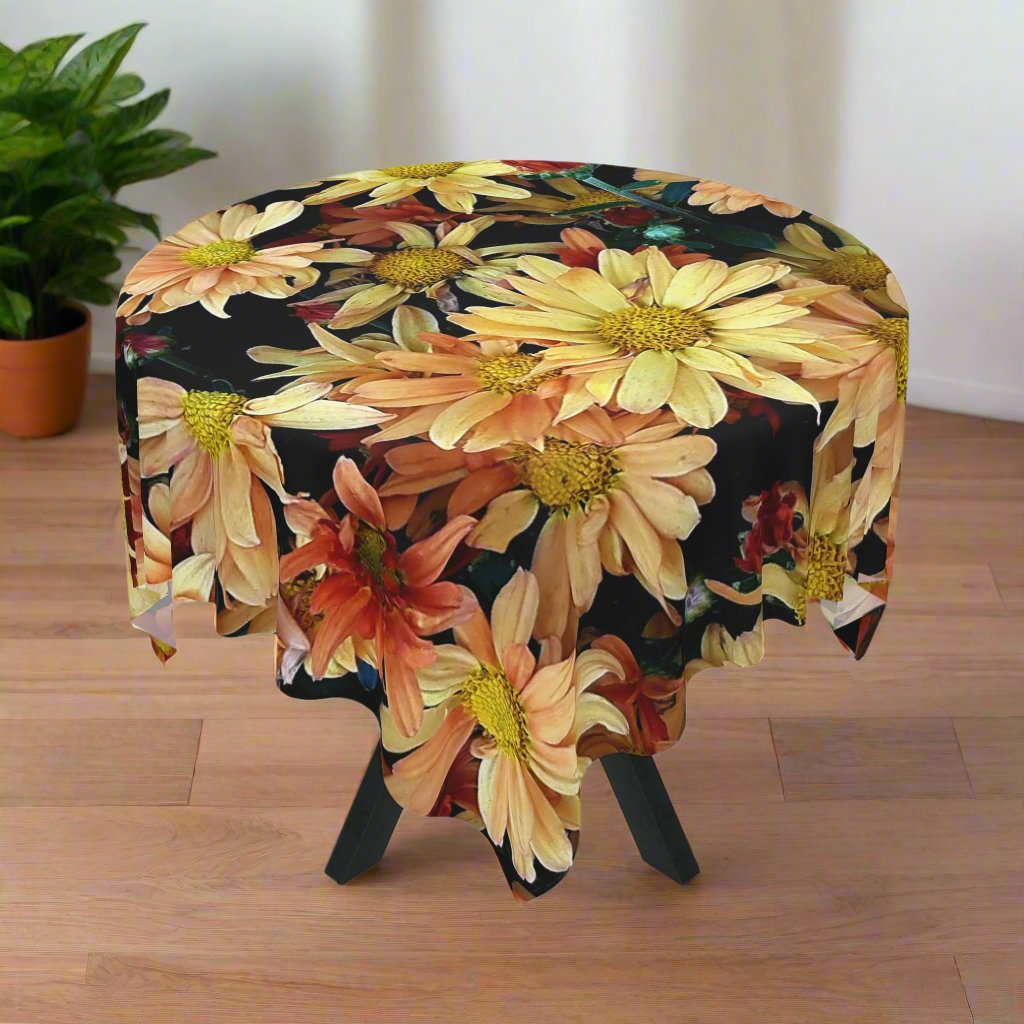 Fall Asters Tablecloth