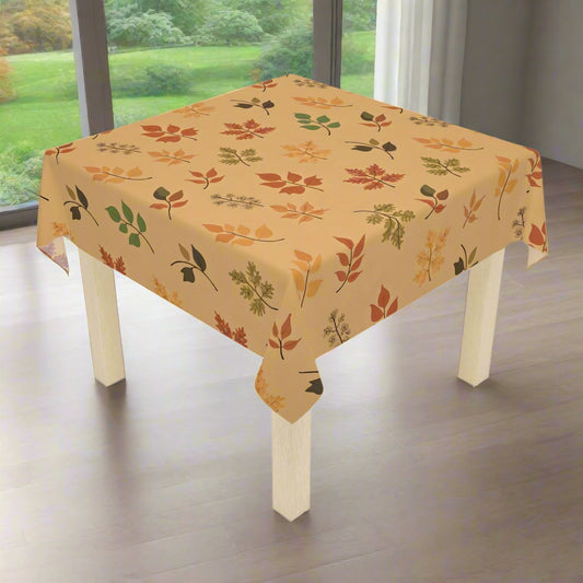 Floating Fall Leaves Tablecloth