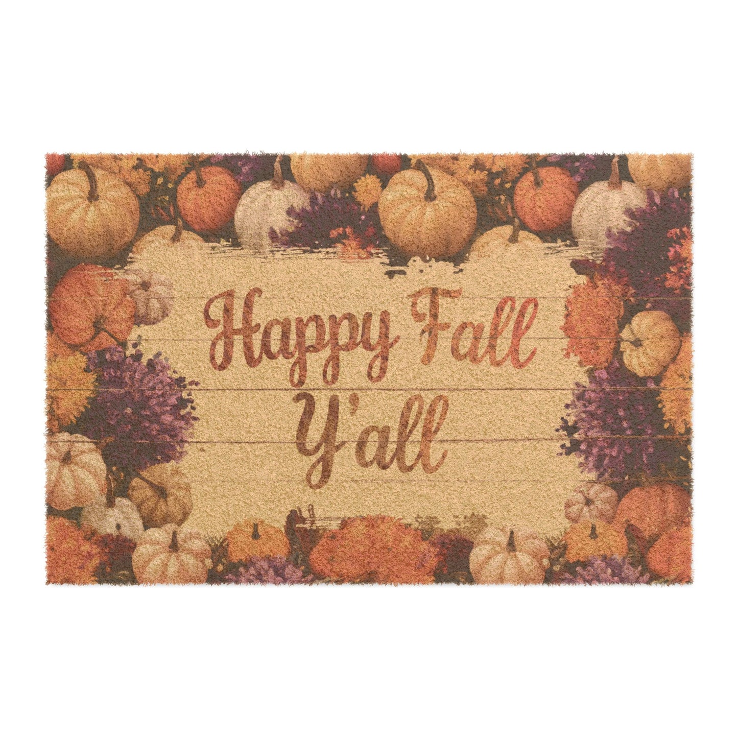 Happy Fall Y'all Outdoor Doormat