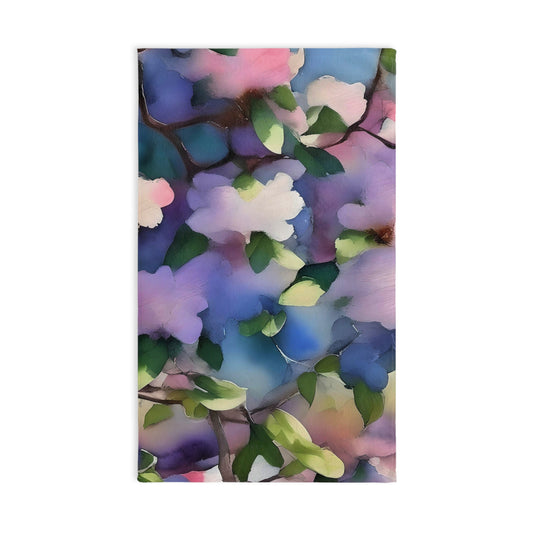 Impressionistic Floral Hand Towel