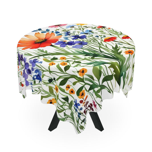 Wild Wildflower Accent Tablecloth