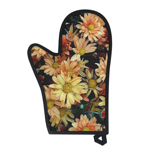 Fall Flowers Oven Glove