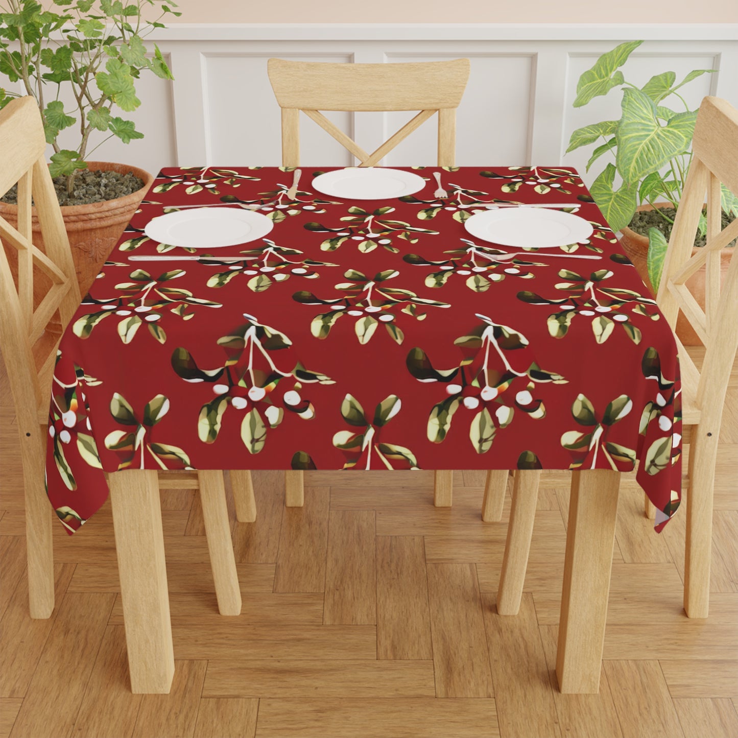 Tablecloth - Mistletoe Holiday Romance