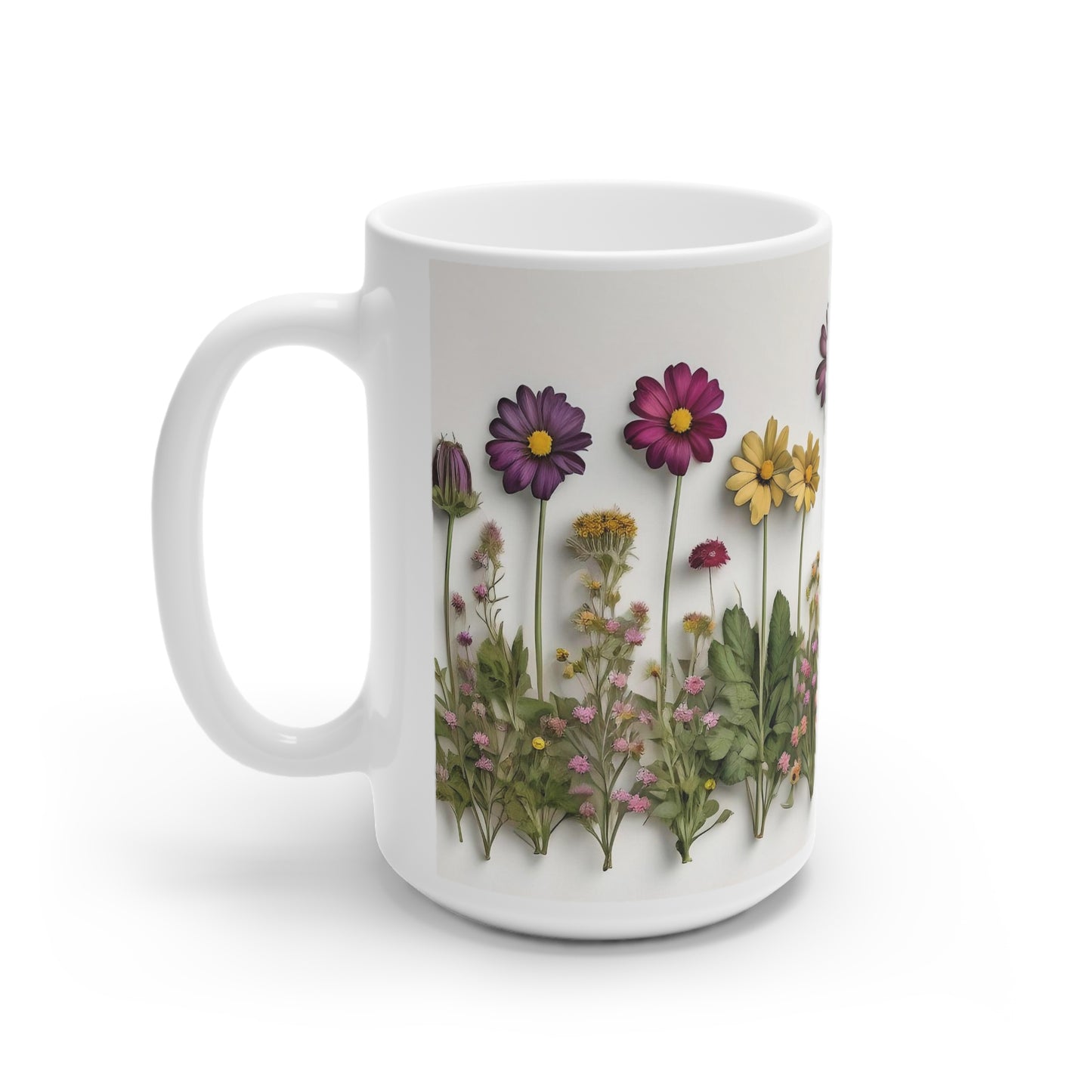 3D Wildflower Mug