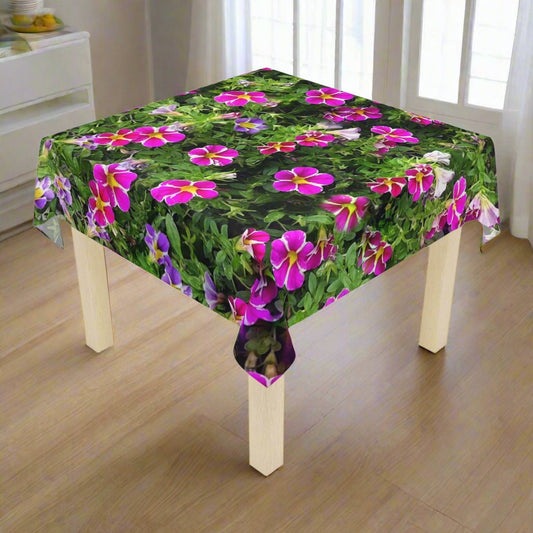 Rose's Flower Explosion Accent Tablecloth