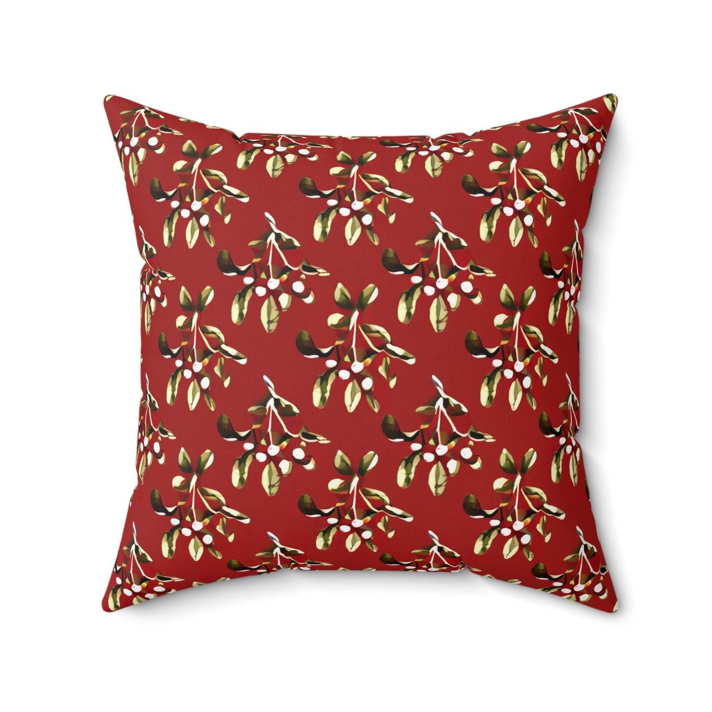 Mistletoe Holiday Accent Pillow