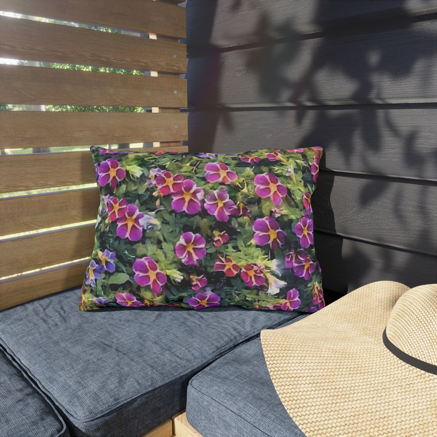 Rose's Floral Outdoor Pillow