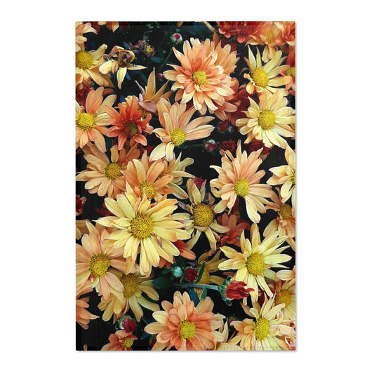 Fall Asters Area Rugs
