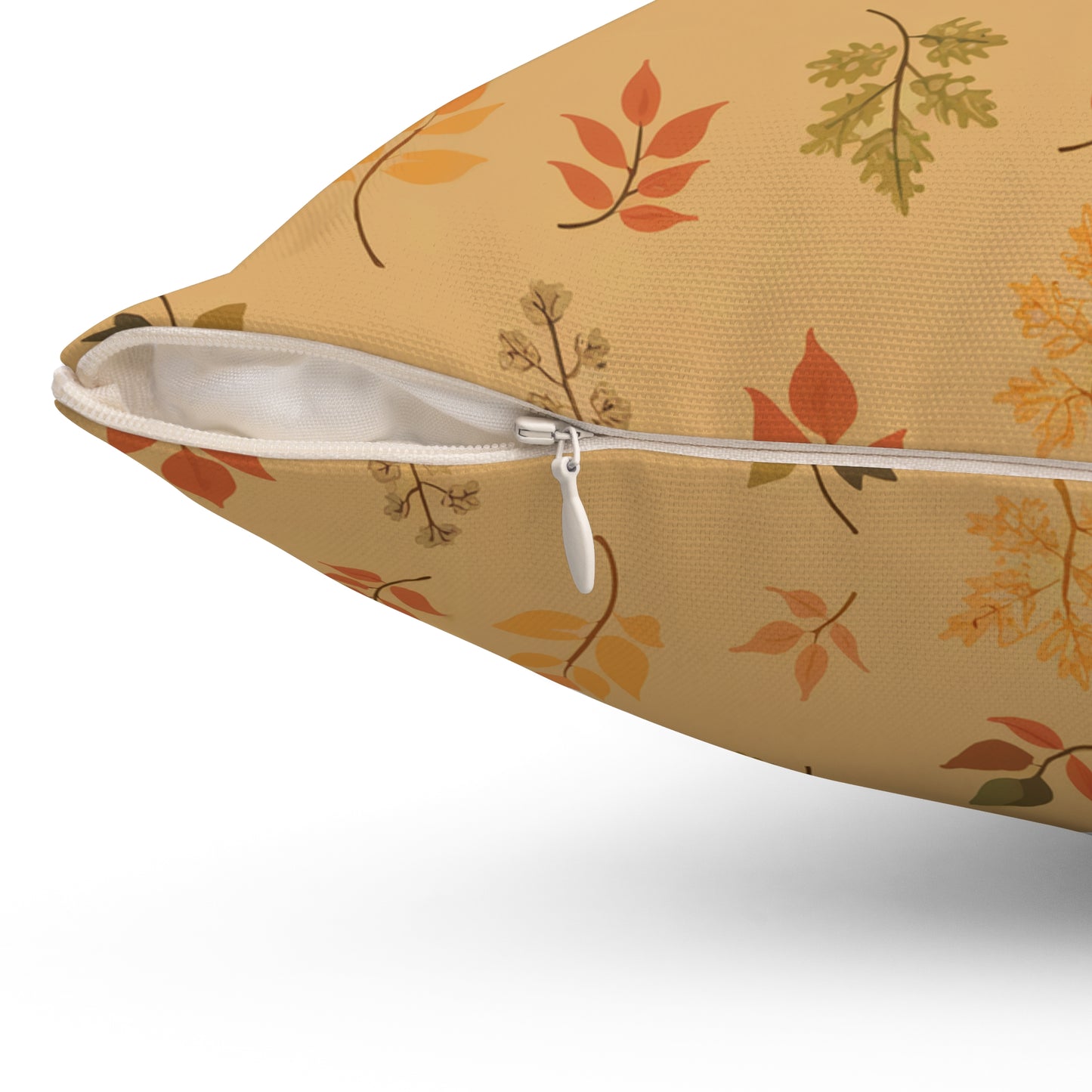 Floating Fall Leaves Accent Pillow