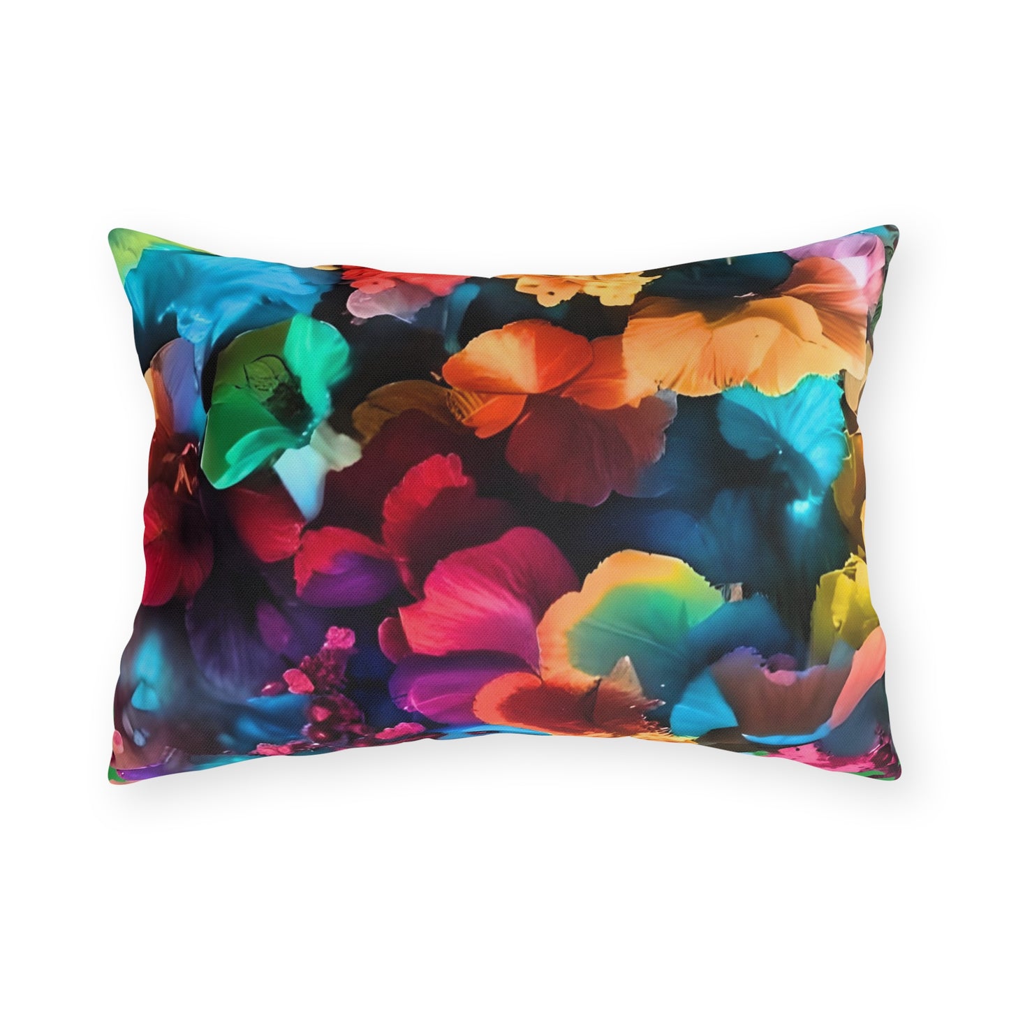 Colorful Floral Outdoor Pillows