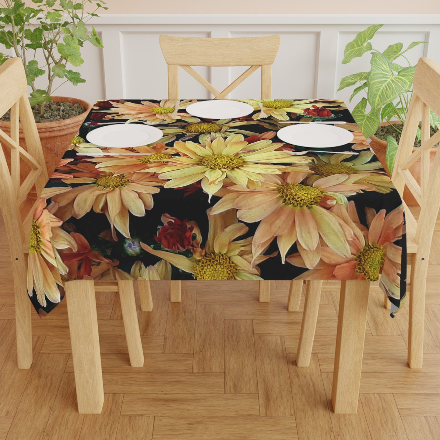 Fall Asters Tablecloth