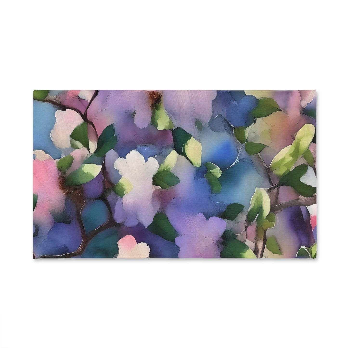 Impressionistic Floral Hand Towel