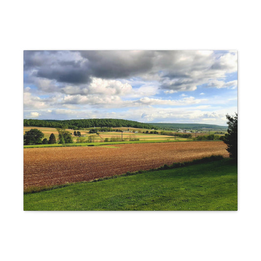 Planting Time on the Farm in Pennsylvania Canvas