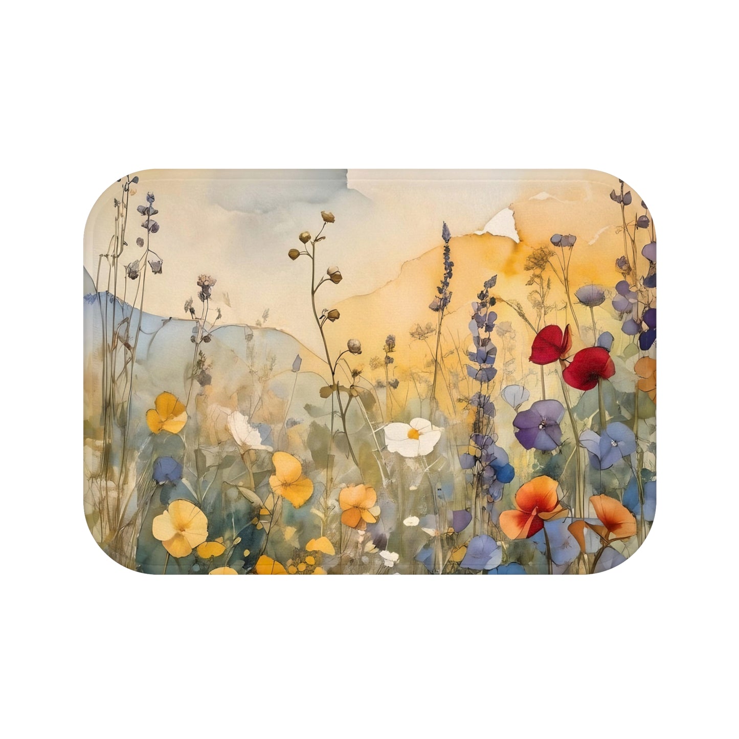 Wildflower Field Bath Mat