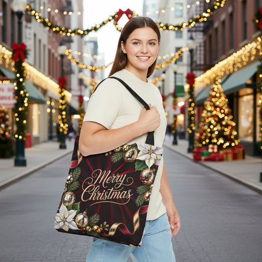 Merry Christmas Holiday Tote