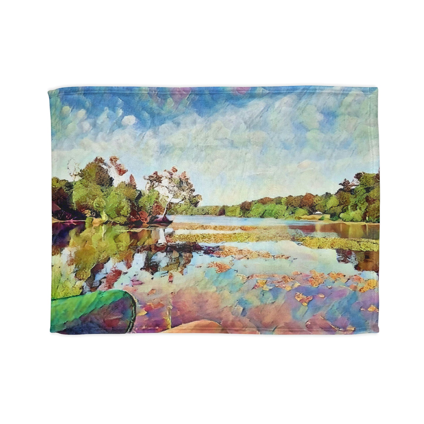 Pennsylvania Lake Soft Polyester Blanket