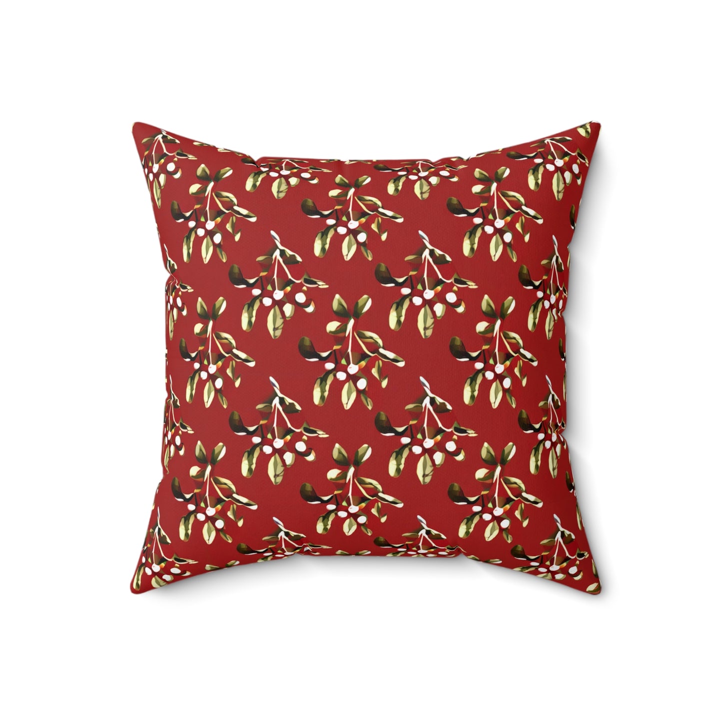 Mistletoe Holiday Accent Pillow