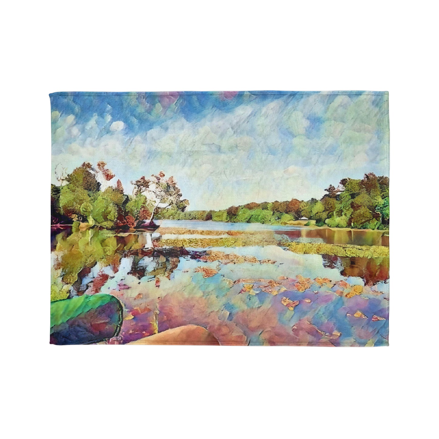 Pennsylvania Lake Soft Polyester Blanket