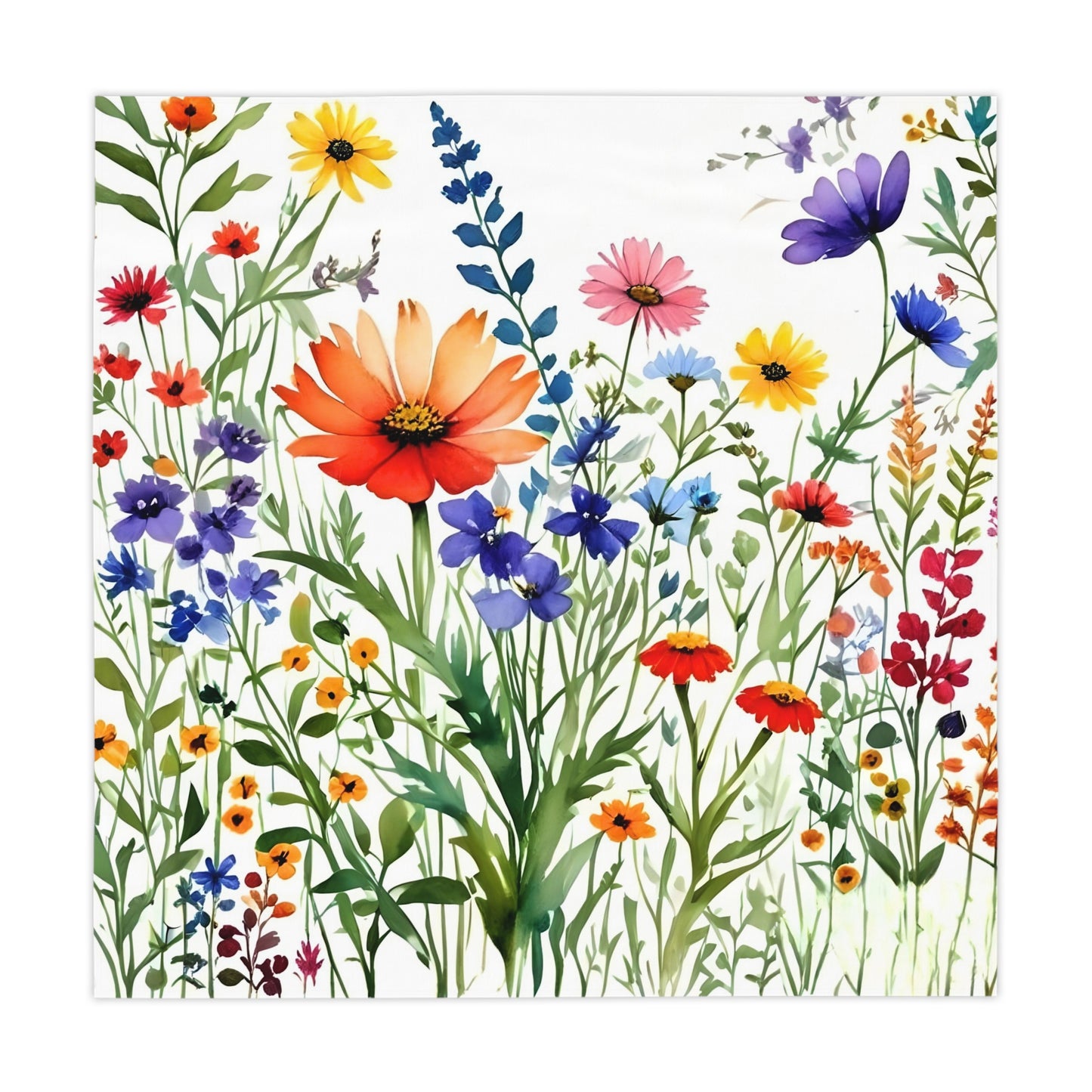 Wild Wildflower Accent Tablecloth