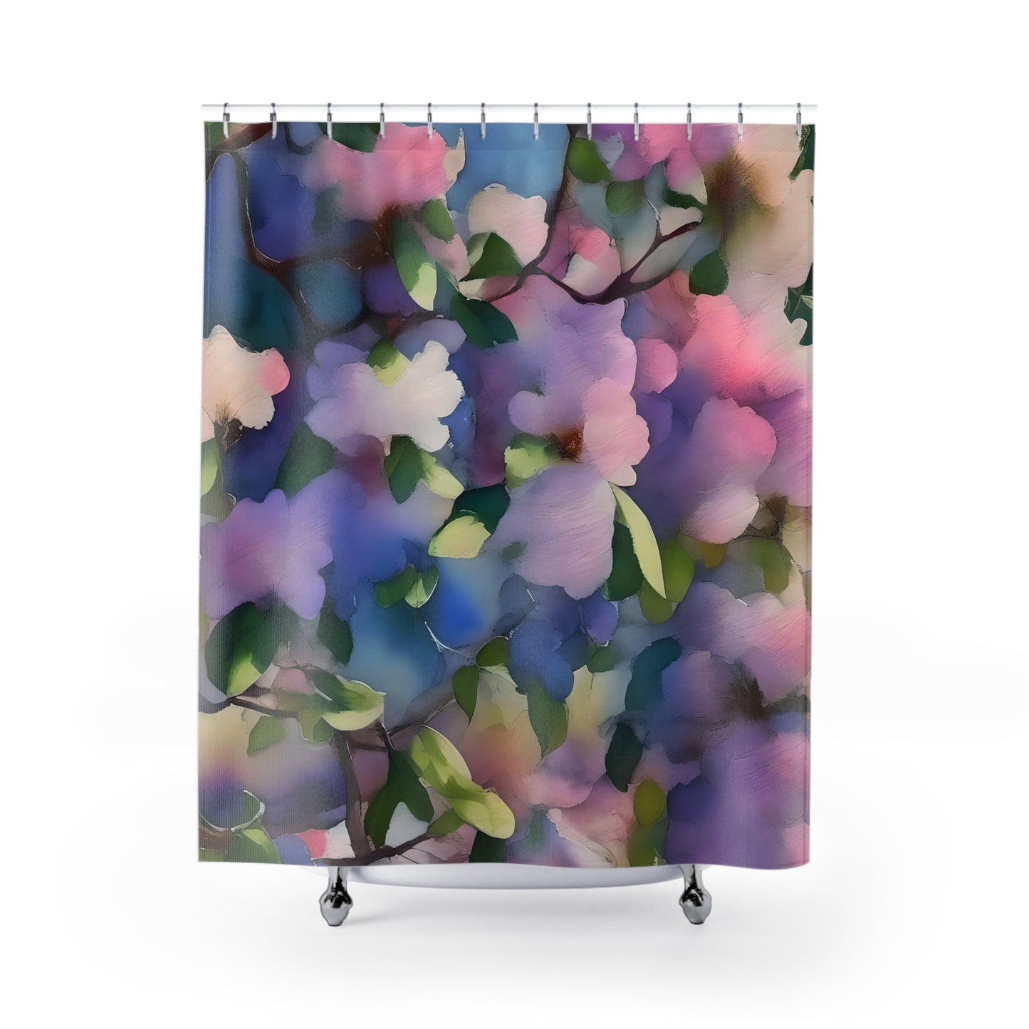 Impressionistic Floral Shower Curtains