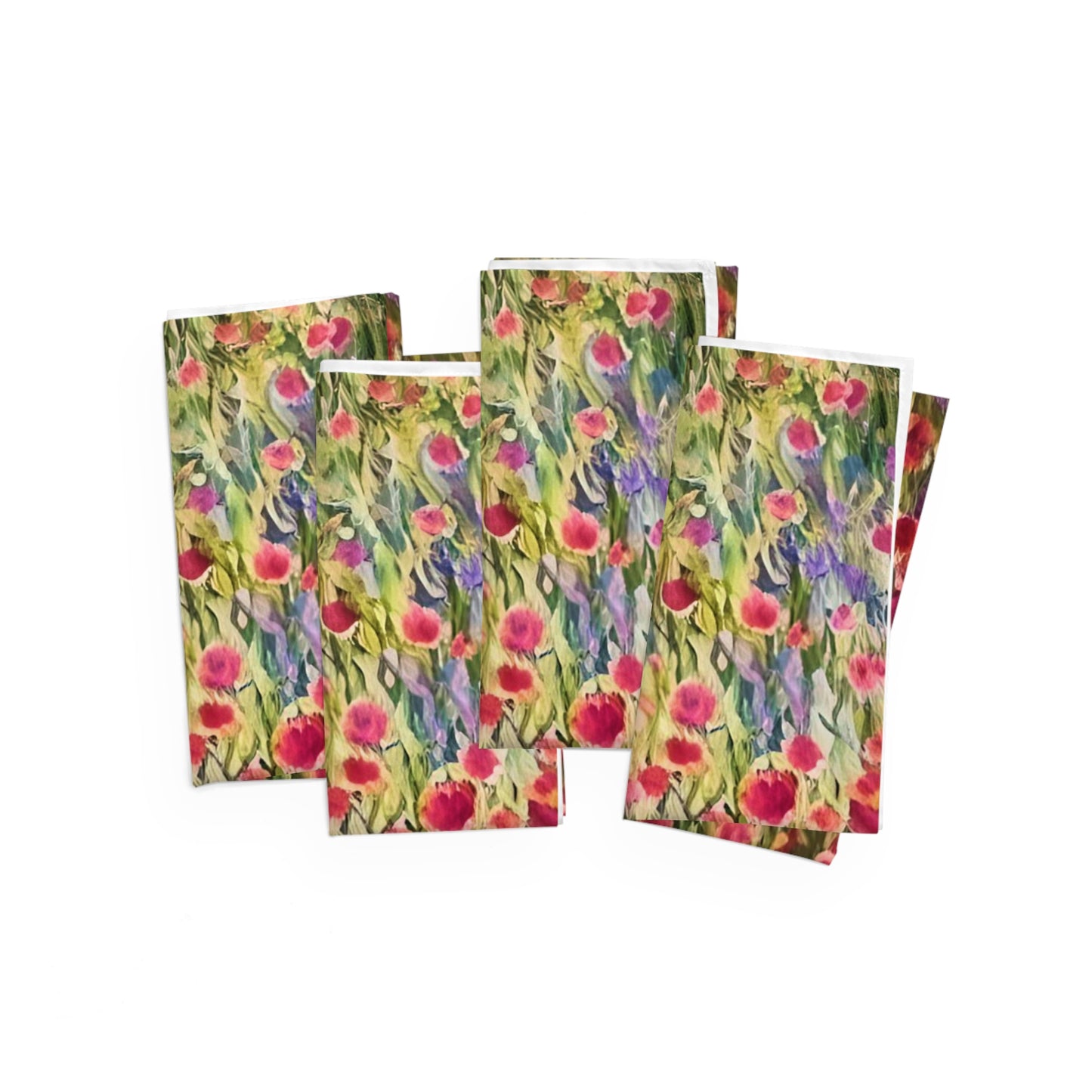 Impressionistic Wildflower Field Napkins