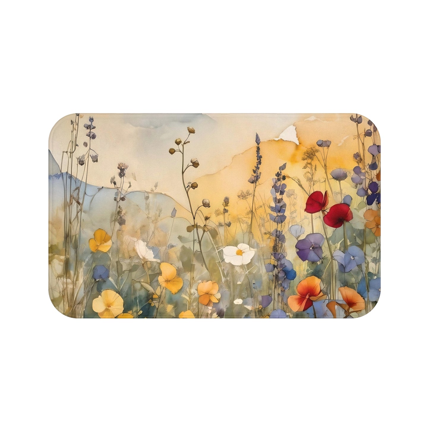 Wildflower Field Bath Mat