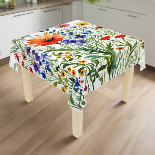 Wild Wildflower Accent Tablecloth