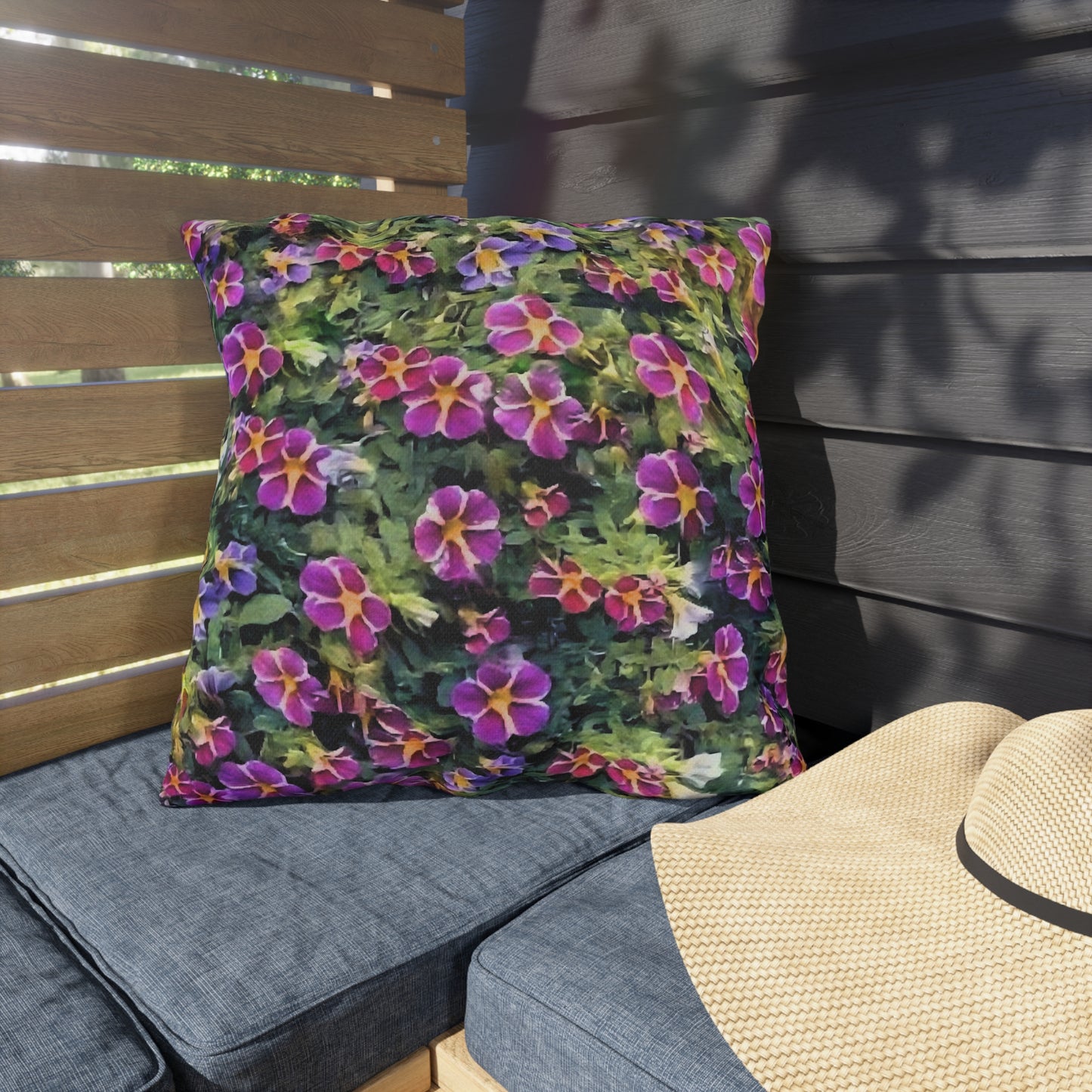 Rose's Floral Outdoor Pillow