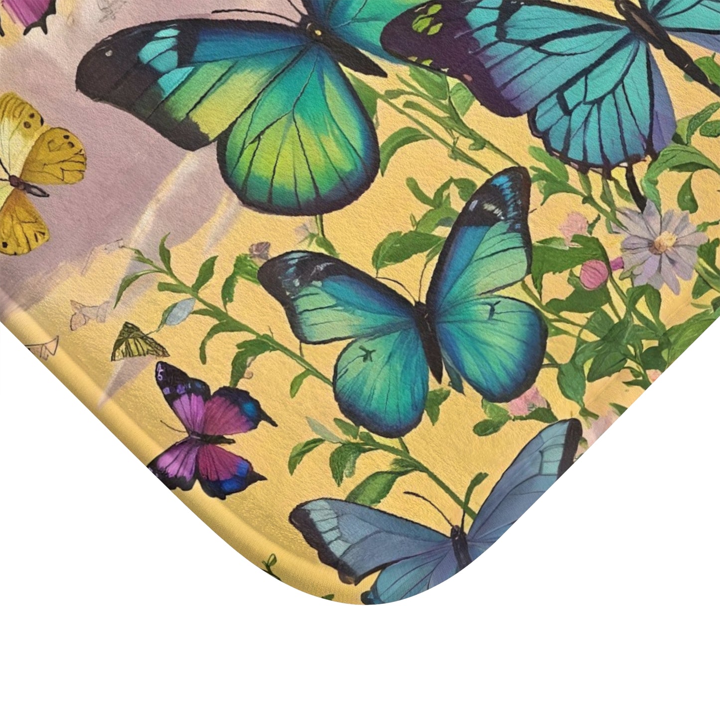 Butterfly Bath Mat