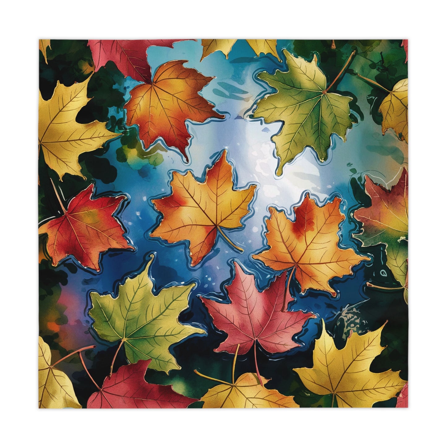 Falling Leaves Tablecloth