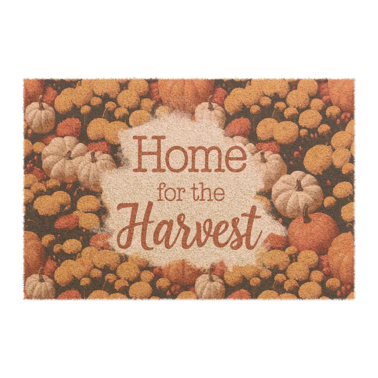 Fall Home for the Harvest Doormat