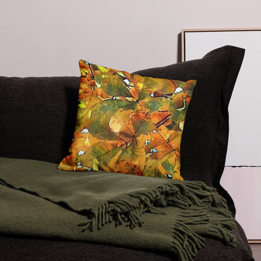 Fall Leaf Accent Pillow