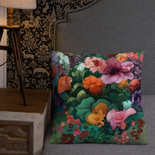 Victorian Style Floral Premium Pillow-FREE SHIPPING