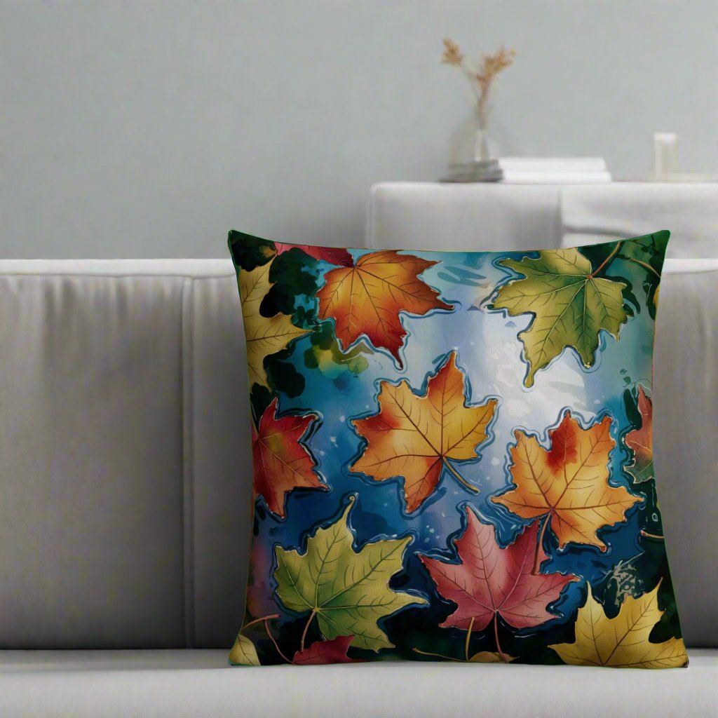 Falling Leaves Premium Pillow