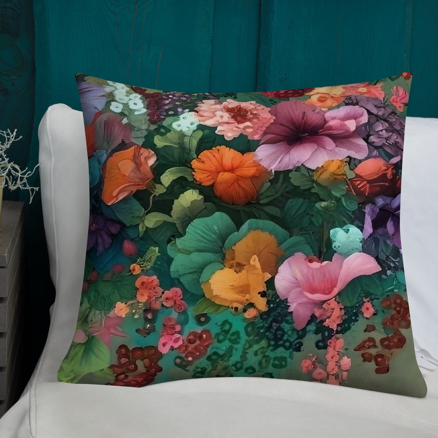 Victorian Style Floral Premium Pillow-FREE SHIPPING