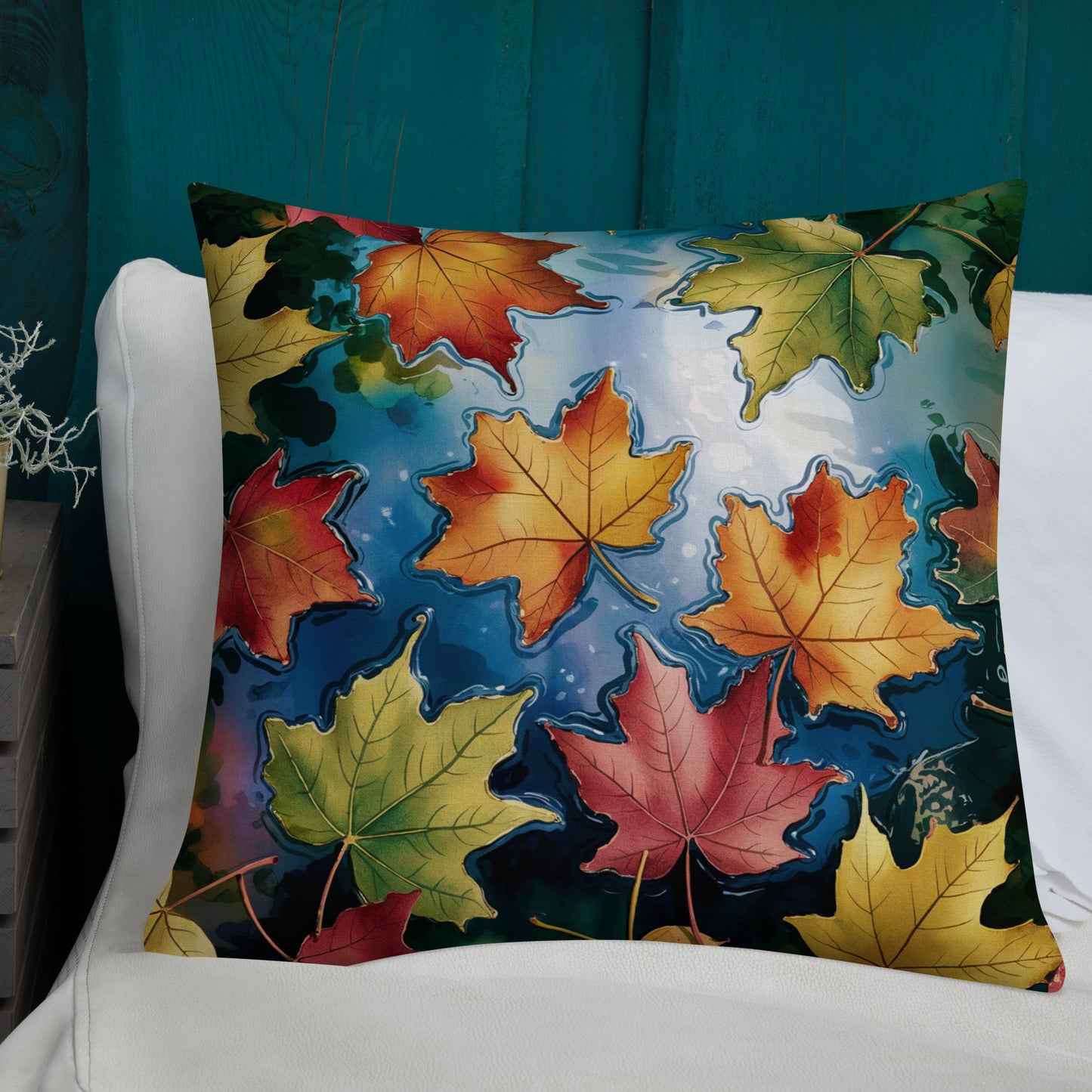 Falling Leaves Premium Pillow