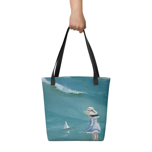 Dodie's Girl on the Beach Tote