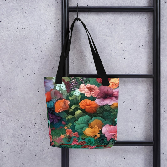 Victorian Style Floral Tote-FREE SHIPPING