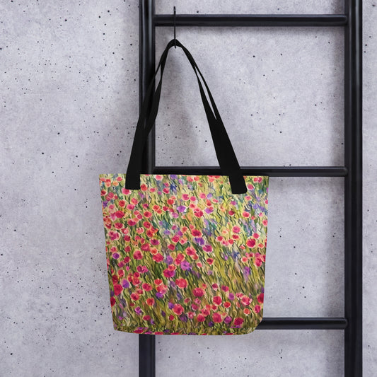Impressionistic Wildflower Tote bag