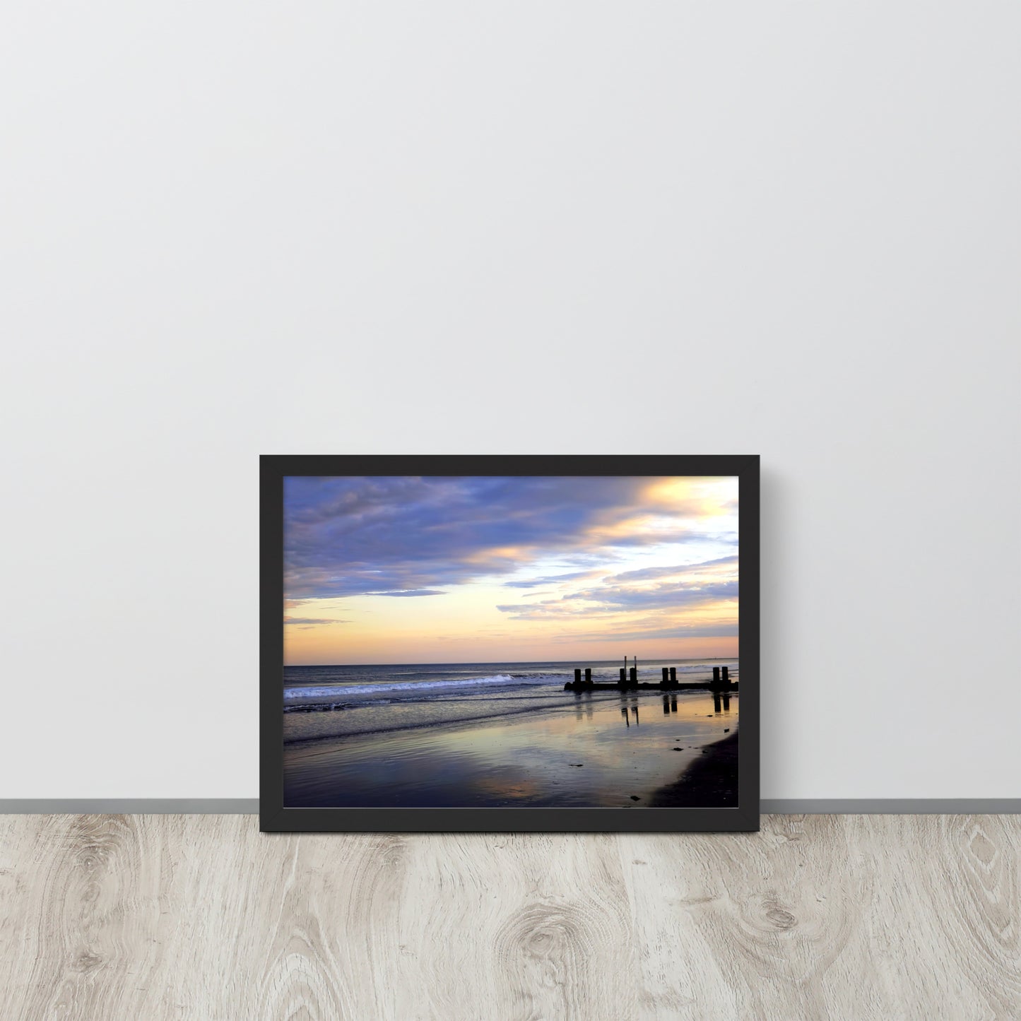 Seashore Sunset Framed Poster