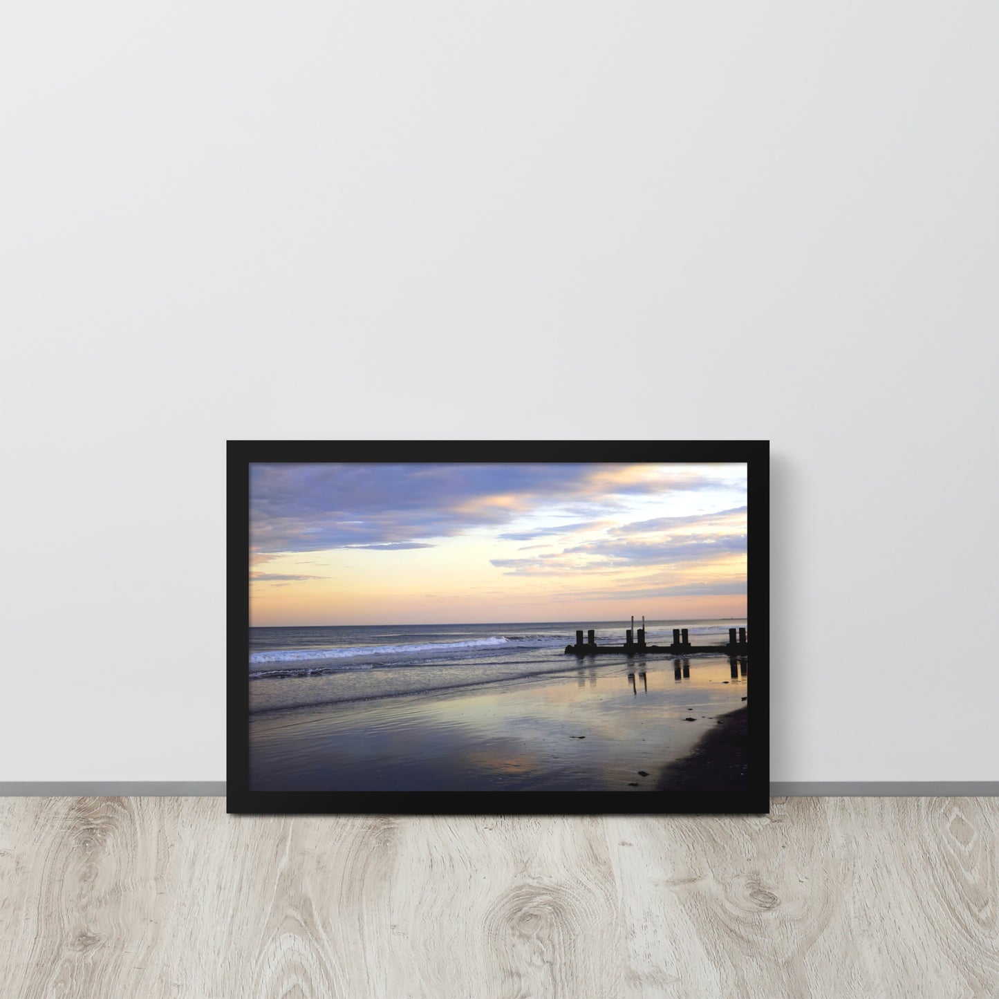 Seashore Sunset Framed Poster