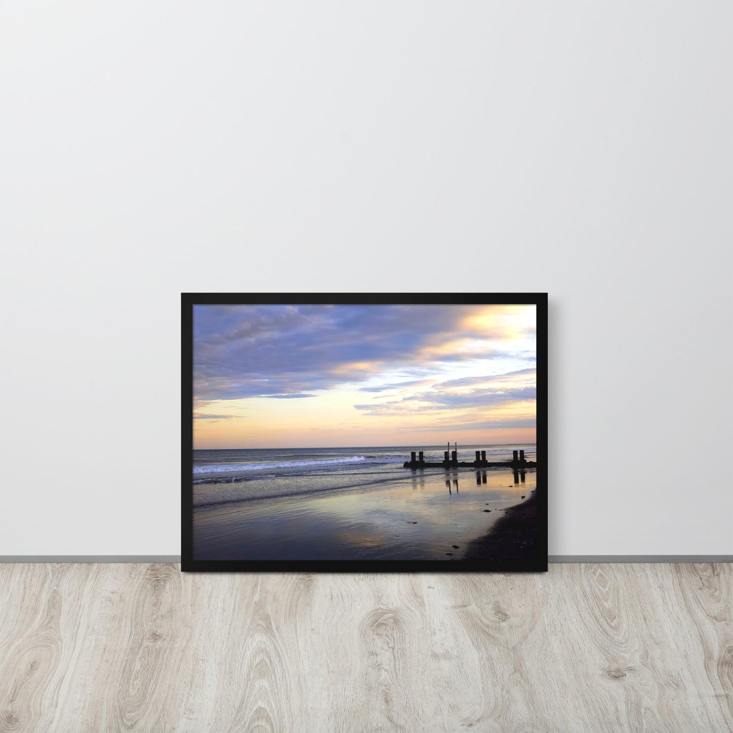 Seashore Sunset Framed Poster