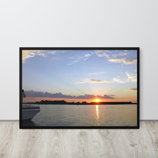 Sunset Lake in Wildwood, New Jersey Farmed Poster