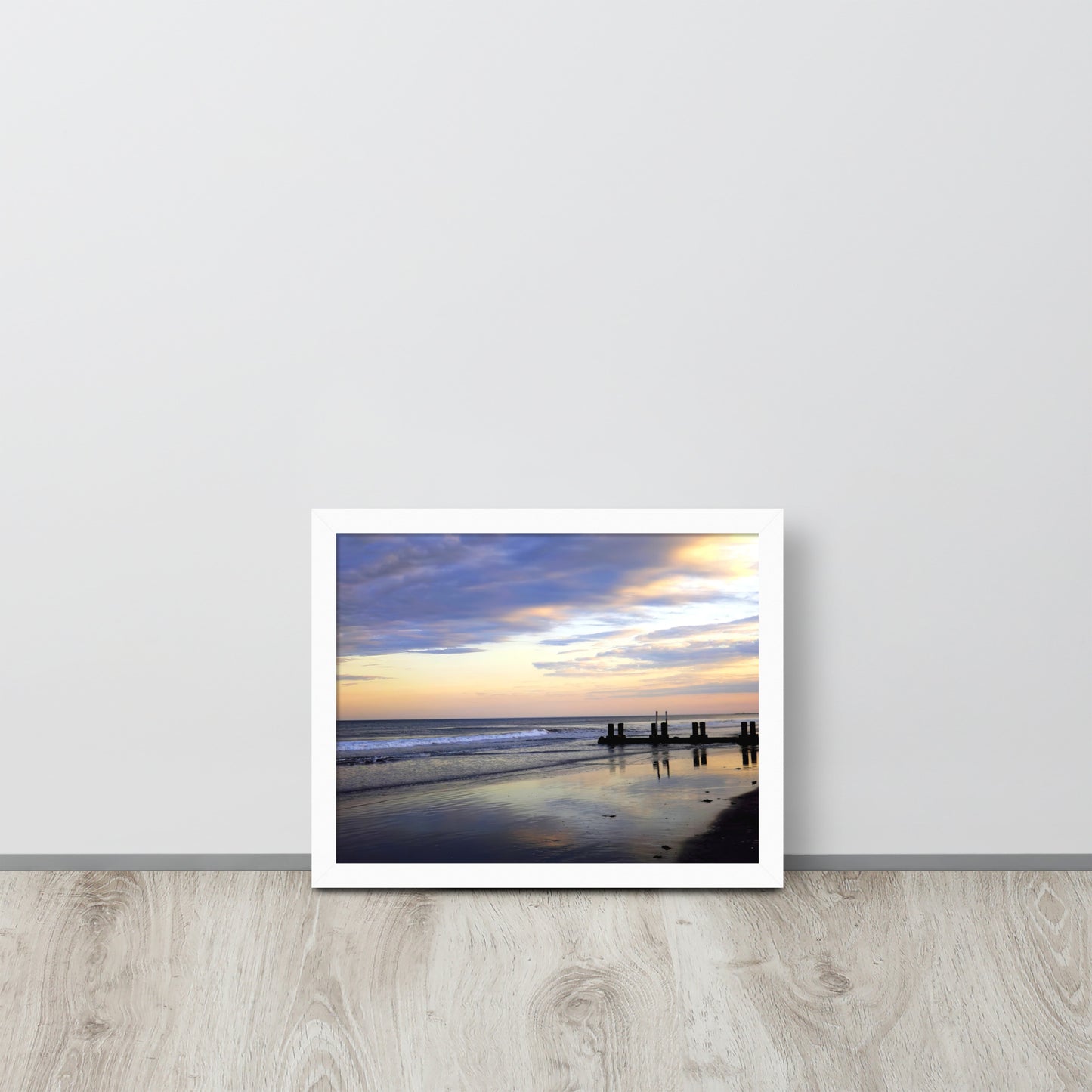 Seashore Sunset Framed Poster