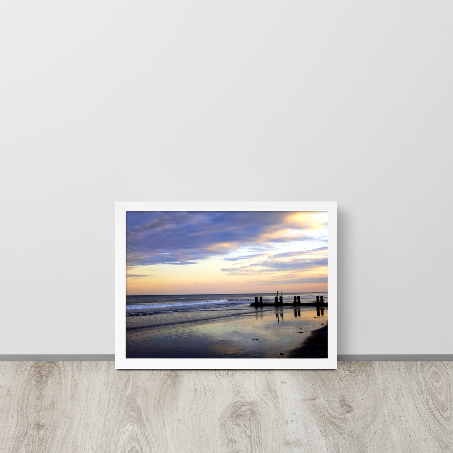 Seashore Sunset Framed Poster