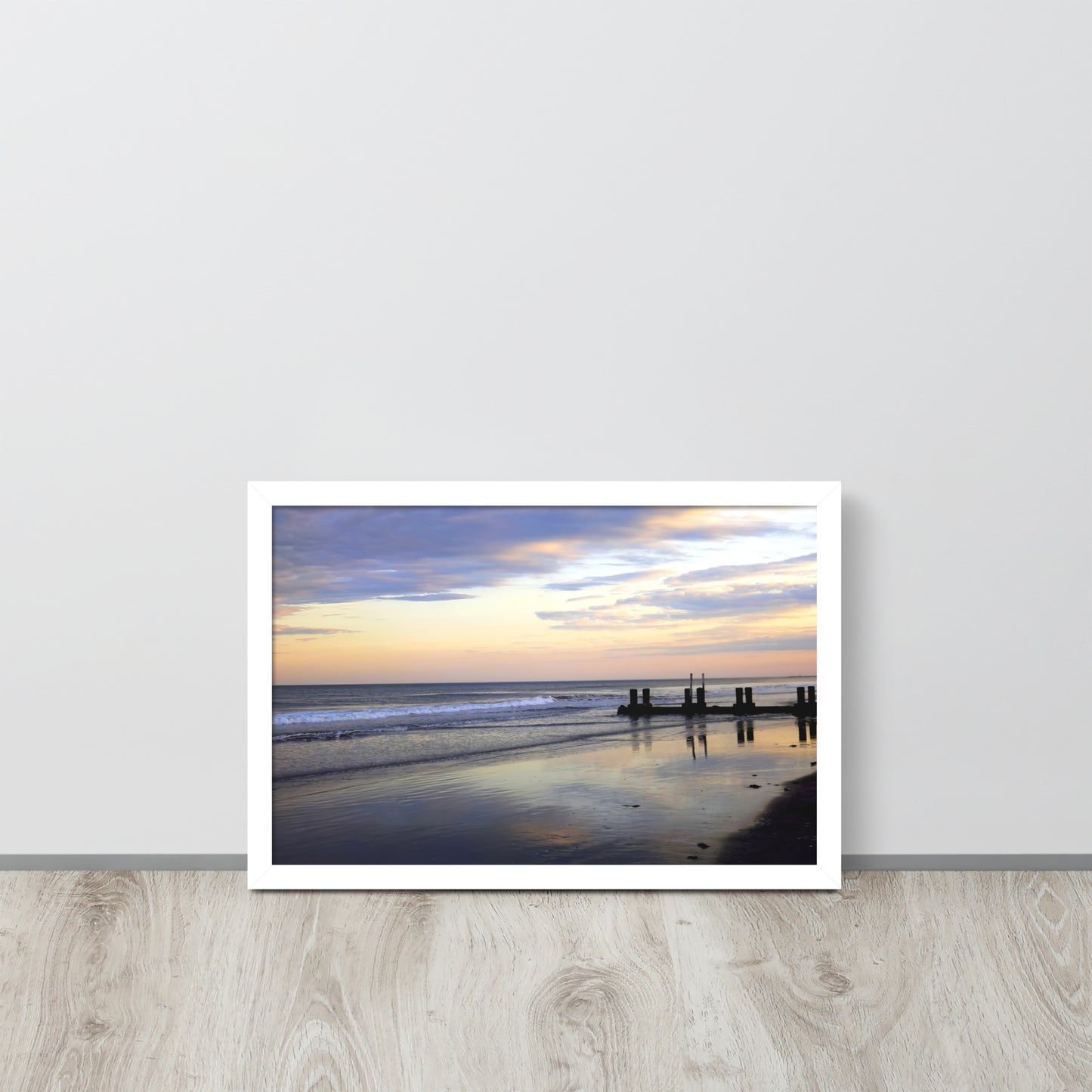 Seashore Sunset Framed Poster