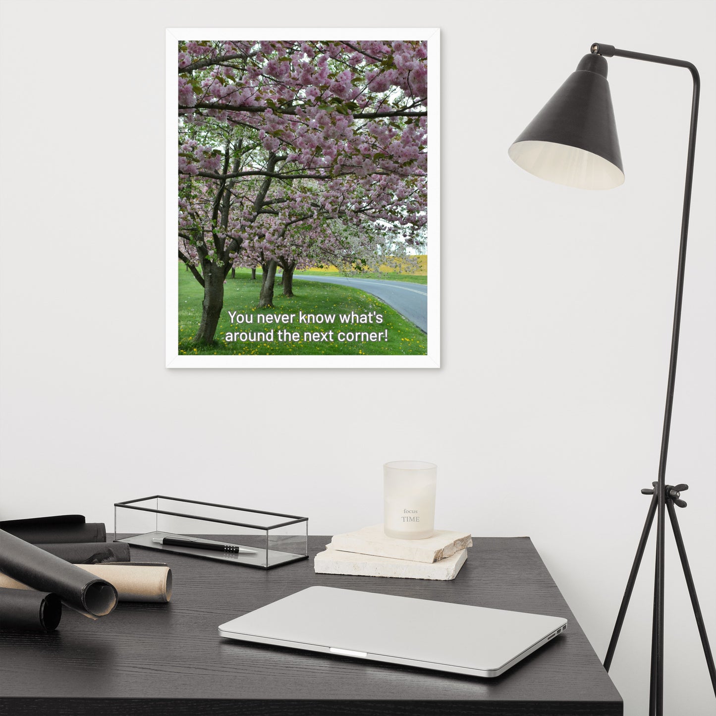 Spring blossoms Inspirational Framed Poster