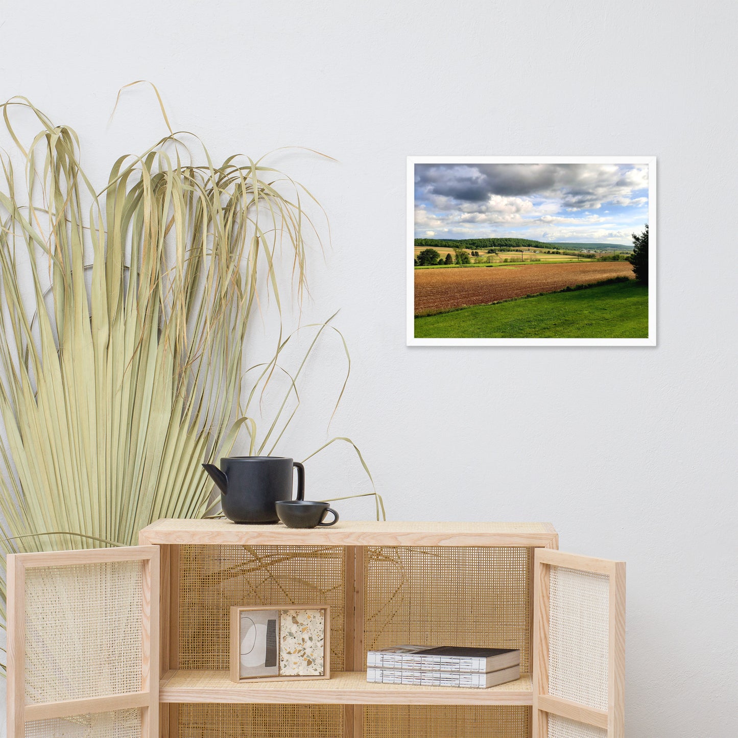 Pennsylvania Farm Scene Framed Poster